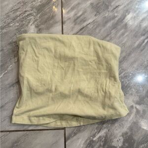 SKIMS Light Green Crop Top